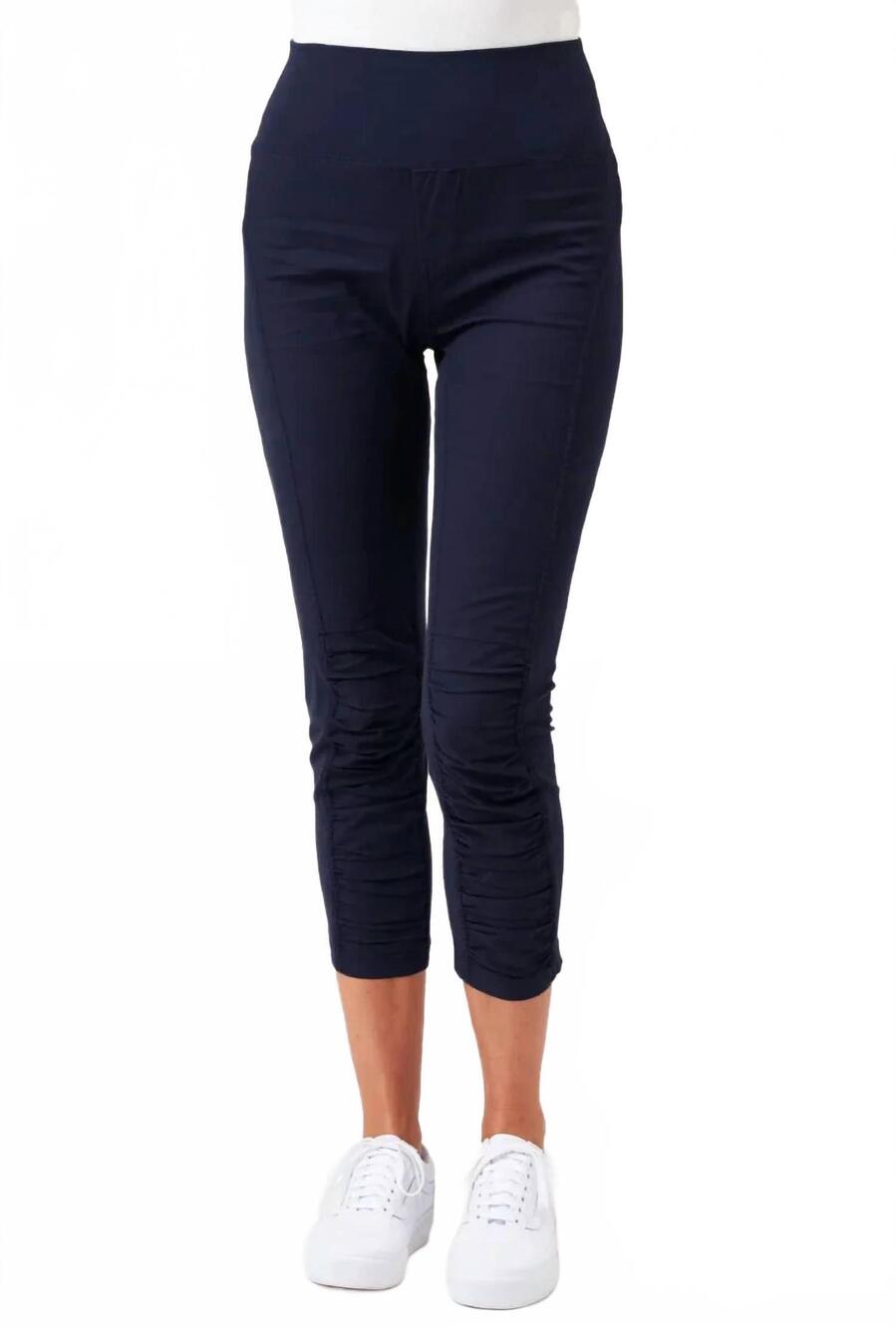 NEW XCVI jetter high waist crop pant in navy
